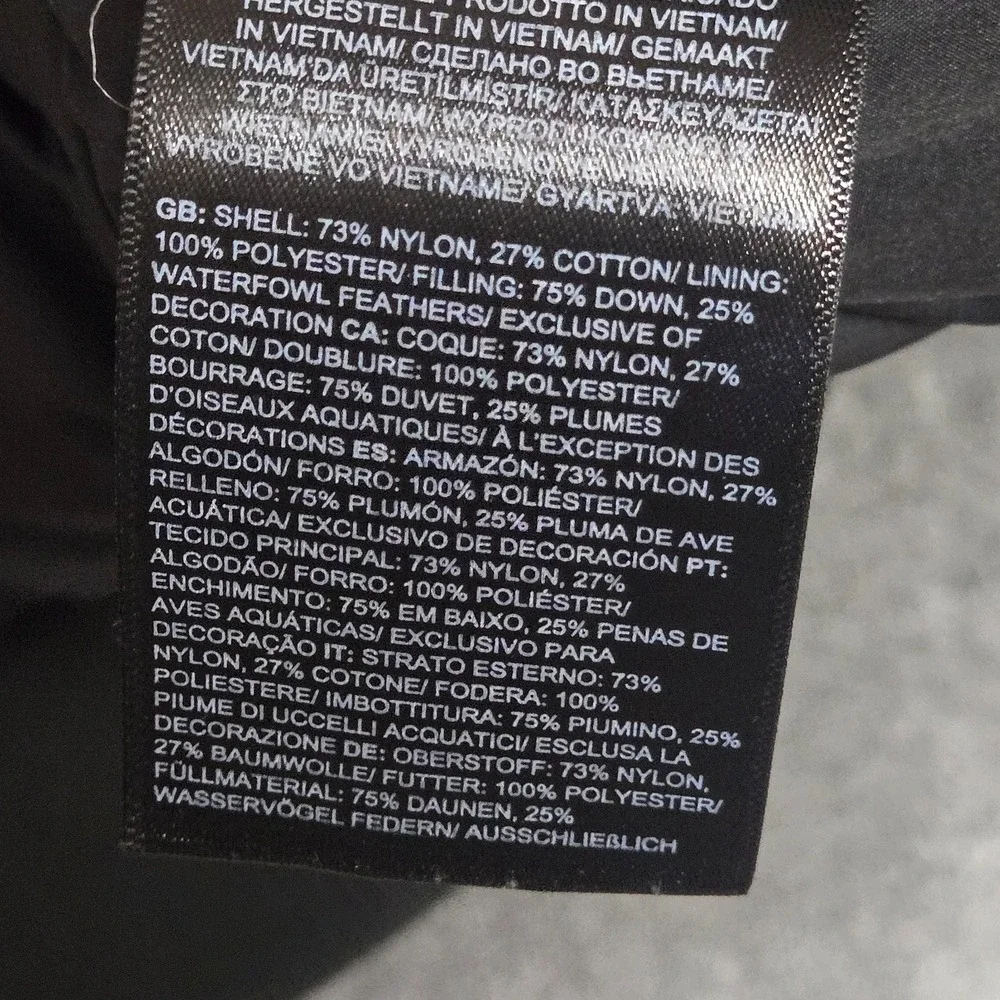 The‎ North Face Stover Jacket Black 550 Down Men's Size L